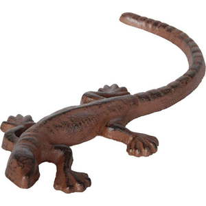 Litinová dekorace ve tvaru ještěrky Esschert Design, délka 22, 5 cm obraz