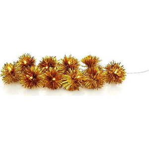 Transparentní LED světelný řetěz Markslöjd Pompom, 10 světýlek, délka 225 cm obraz