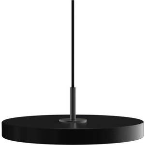Černé LED stmívatelné závěsné svítidlo s kovovým stínidlem ø 31 cm Asteria Plus Mini – UMAGE obraz