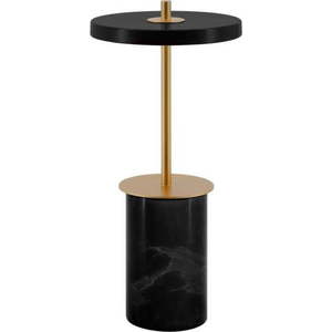 Černá mramorová LED stmívatelná stolní lampa s kovovým stínidlem (výška 25, 5 cm) Asteria Move Mini – UMAGE obraz