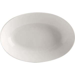 Bílý porcelánový hluboký talíř Maxwell & Williams Basic, 25 x 17 cm obraz