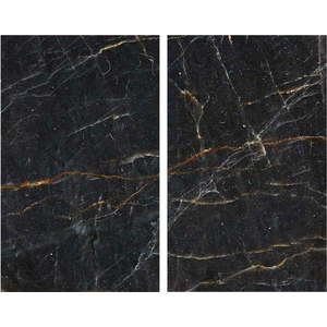 Kryty na sporák z tvrzeného skla v sadě 2 ks 52x30 cm Marble – Allstar obraz