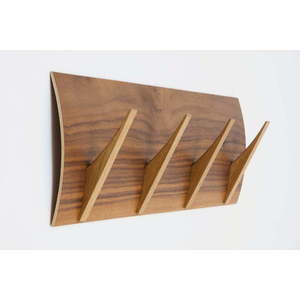 Nástěnný věšák z masivního dřeva Woodman Rack Naki Walnut Large obraz
