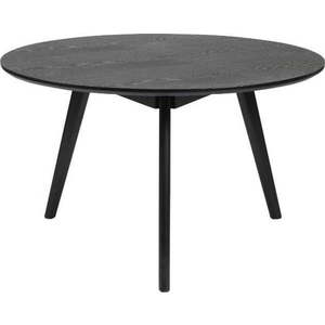 Černý konferenční stolek Rowico YuRAi, ⌀ 90 cm obraz