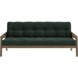 Zelená manšestrová rozkládací pohovka 204 cm Grab - Karup Design obraz