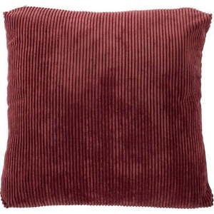 Červený dekorativní polštář Tiseco Home Studio Ribbed, 60 x 60 cm obraz