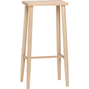 Barová židle z dubového dřeva Hübsch Folk, výška 72 cm obraz