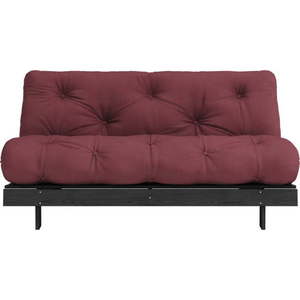 Vínová rozkládací pohovka 160 cm Roots Black Night – Karup Design obraz