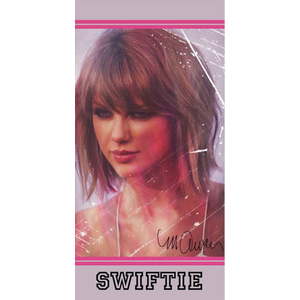 Růžová bavlněná dětská osuška 70x140 cm Swiftie – Jerry Fabrics obraz