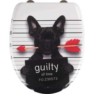 Záchodové prkénko s automatickým zavíráním 37, 5 x 41, 5 cm Guilty Dog – Wenko obraz