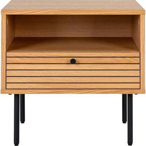 Odkládací stolek s deskou v dubovém dekoru 40x50 cm Kyoto – House Nordic obraz