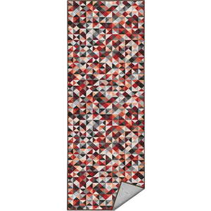 Červeno-šedý pratelný běhoun 80x200 cm Ignite – Mila Home obraz