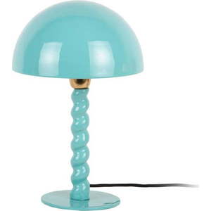 Modrá stolní lampa s kovovým stínidlem (výška 39 cm) Prisa – Leitmotiv obraz