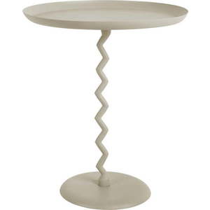 Kovový kulatý odkládací stolek ø 44 cm Zig Zag – Leitmotiv obraz