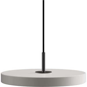 Světle šedé LED závěsné svítidlo s kovovým stínidlem ø 31 cm Asteria Mini – UMAGE obraz
