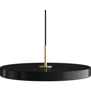 Černé LED stmívatelné závěsné svítidlo s kovovým stínidlem ø 43 cm Asteria Plus Medium – UMAGE obraz