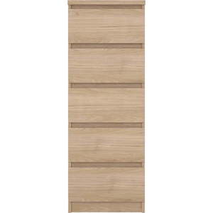 Komoda v dekoru dubu v přírodní barvě 40x111x50 cm Naia – Tvilum obraz