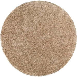 Světle hnědý koberec Universal Aqua Liso, ø 80 cm obraz