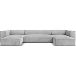 Světle šedá rohová pohovka (do "U") Madame – Windsor & Co Sofas obraz