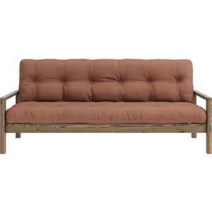 Oranžovo-hnědá rozkládací pohovka 205 cm Knob – Karup Design obraz