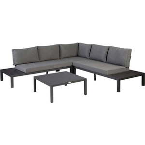 Tmavě šedý zahradní lounge set pro 4 La Vida – Exotan obraz