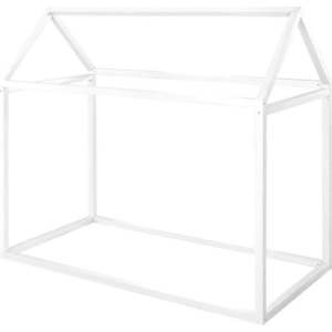 Bílá domečková dětská postel 70x140 cm Montessori – Roba obraz