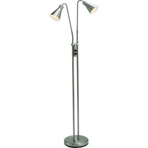 Stojací lampa ve stříbrné barvě s kovovým stínidlem (výška 150 cm) Odense – Markslöjd obraz
