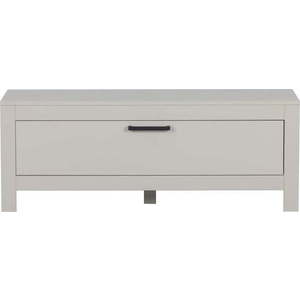Světle šedý TV stolek z borovicového dřeva 120x45 cm Bonk – Basiclabel obraz