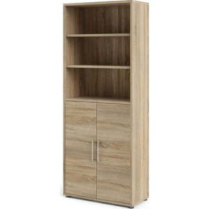 Modulární knihovna v dekoru dubu v přírodní barvě 89x222 cm Prima – Tvilum obraz
