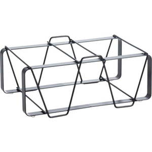 Černý kovový regál na víno počet lahví 2 30x12x12 cm Cin – Tomasucci obraz