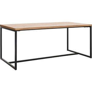Jídelní stůl s deskou v dubovém dekoru v přírodní barvě 90x180 cm Rivoli – Unique Furniture obraz