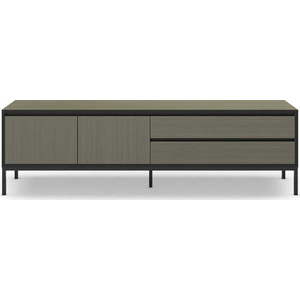 Tmavě zelený TV stolek 180x55 cm Lorenza – Marckeric obraz
