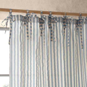 Modrá záclona 140x229 cm Zanzibar Stripe – Pineapple Elephant obraz