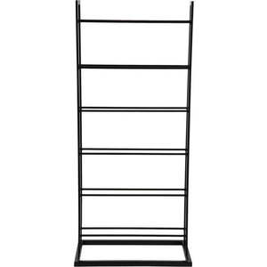 Černý kovový regál na víno počet lahví 5 38x84, 5x20 cm Single Floor – PT LIVING obraz