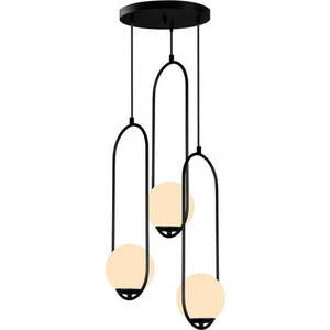 Černé závěsné svítidlo Squid Lighting Arch, výška 146 cm obraz