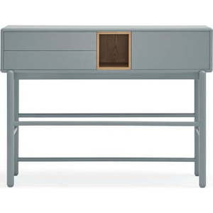 Modro-šedý konzolový stolek 35x120 cm Corvo – Teulat obraz