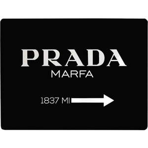 Černá podložka na stůl Black Prada - Little Nice Things obraz