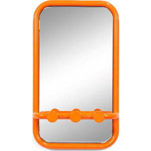 Oranžový kovový věšákový panel Retro – Spinder Design obraz