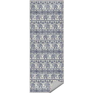 Modrý pratelný běhoun 80x200 cm Elephant – Mila Home obraz