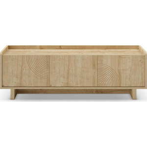 TV stolek v dekoru dubu v přírodní barvě 140x45x40 cm Daira – Marckeric obraz