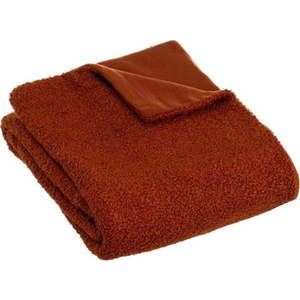 Deka s beránkem v cihlové barvě 130x160 cm Sherpa Bouclé – Casa Selección obraz