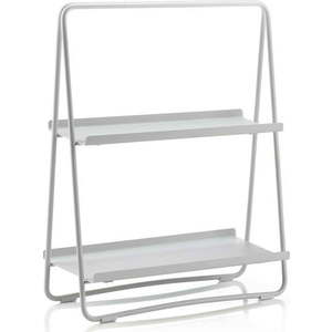 Světle šedý kovový regál 23x58 cm A-Table – Zone obraz