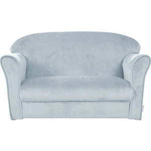 Světle modrá sametová dětská pohovka 78 cm Lil Sofa – Roba obraz