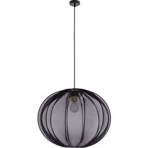 Černé závěsné svítidlo s textilním stínidlem ø 52 cm Mellow – Candellux Lighting obraz