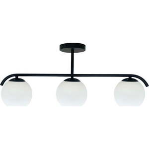 Černo-bílé stropní svítidlo se skleněným stínidlem 15x69, 5 cm Amadeo – Candellux Lighting obraz