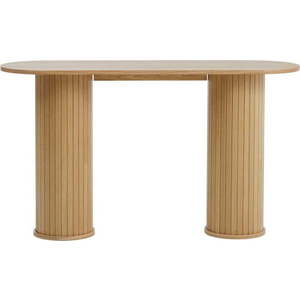 Konzolový stolek v přírodní barvě 40x130 cm Nola – Unique Furniture obraz
