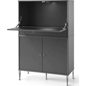 Tmavě šedá vinotéka 89x76 cm Mistral 004 - Hammel Furniture obraz