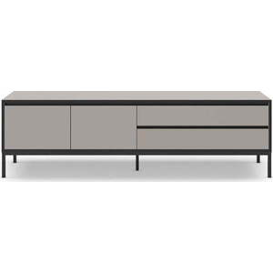 Šedo-béžový TV stolek 180x55 cm Lorenza – Marckeric obraz