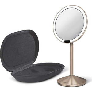 Kosmetické zvětšovací zrcadlo s osvětlením (10x) ø 12 cm Travel – simplehuman obraz