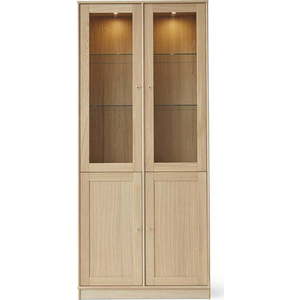 Vitrína s osvětlením v dekoru dubu 89x199 cm Mistral - Hammel Furniture obraz